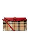 burberry horseferry check small leah clutch|Burberry Small Horseferry Check Clutch Bag .